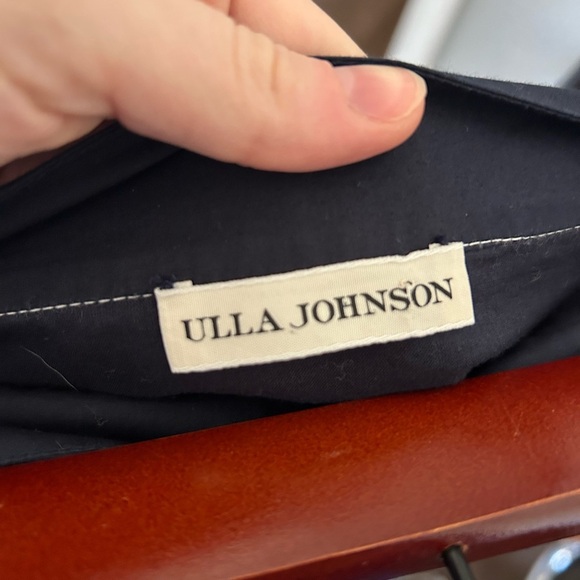 Ulla Johnson Ella Skirt Navy Embroidered‎ Layered Tiered Scalloped Edge - Picture 4 of 6